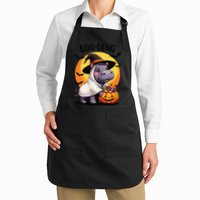 Moo Deng Halloween Boo Deng Costume Moodeng Hippo Apron
