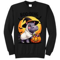 Moo Deng Halloween Boo Deng Costume Moodeng Hippo Sweatshirt