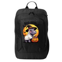 Moo Deng Halloween Boo Deng Costume Moodeng Hippo City Backpack