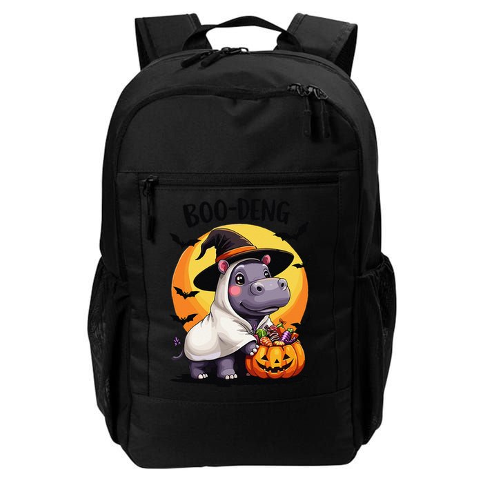 Moo Deng Halloween Boo Deng Costume Moodeng Hippo Backpack