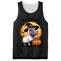 Moo Deng Halloween Boo Deng Costume Moodeng Hippo Mesh Reversible Basketball Jersey Tank