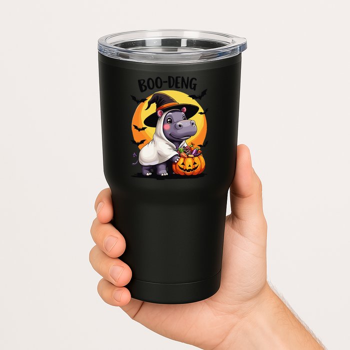 Moo Deng Halloween Boo Deng Costume Moodeng Hippo Tumbler
