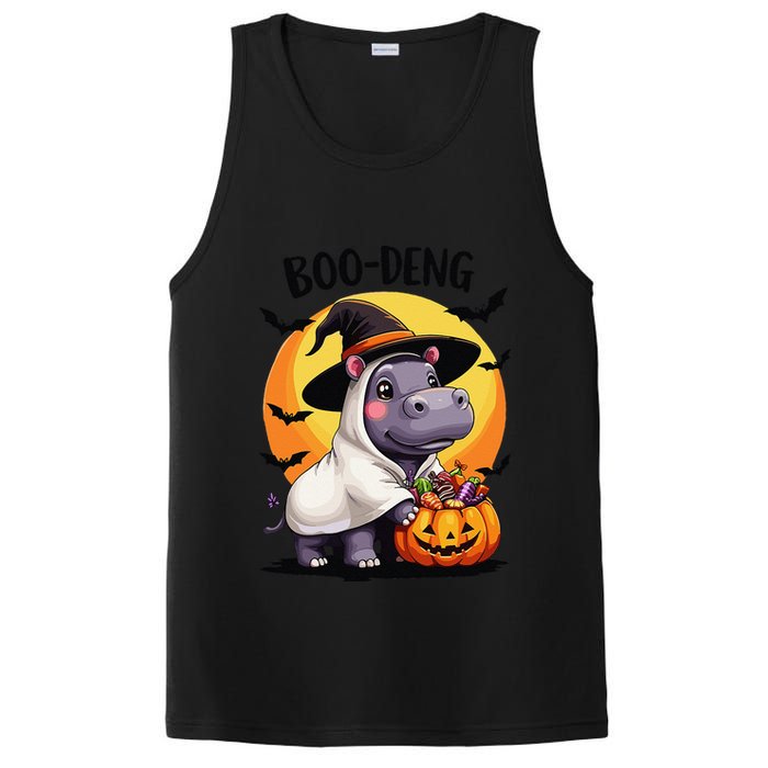 Moo Deng Halloween Boo Deng Costume Moodeng Hippo PosiCharge Competitor Tank