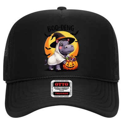Moo Deng Halloween Boo Deng Costume Moodeng Hippo Trucker Hat