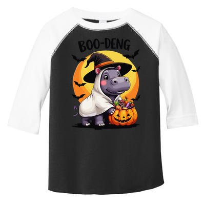 Moo Deng Halloween Boo Deng Costume Moodeng Hippo Toddler Fine Jersey T-Shirt