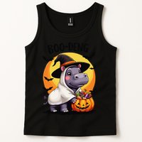 Moo Deng Halloween Boo Deng Costume Moodeng Hippo Tank Top