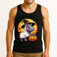 Moo Deng Halloween Boo Deng Costume Moodeng Hippo Tank Top