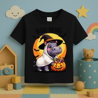 Moo Deng Halloween Boo Deng Costume Moodeng Hippo Toddler T-Shirt