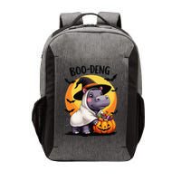 Moo Deng Halloween Boo Deng Costume Moodeng Hippo Vector Backpack