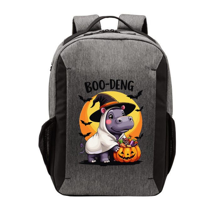 Moo Deng Halloween Boo Deng Costume Moodeng Hippo Vector Backpack