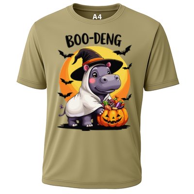 Moo Deng Halloween Boo Deng Costume Moodeng Hippo Performance Shirt