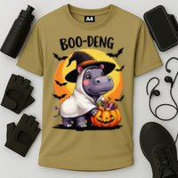 Moo Deng Halloween Boo Deng Costume Moodeng Hippo Performance Shirt