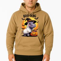 Moo Deng Halloween Boo Deng Costume Moodeng Hippo Hoodie