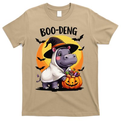 Moo Deng Halloween Boo Deng Costume Moodeng Hippo T-Shirt