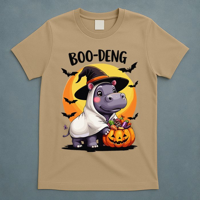 Moo Deng Halloween Boo Deng Costume Moodeng Hippo T-Shirt