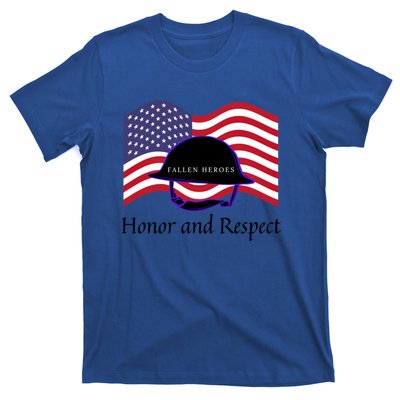 Memorial Day Honor And Respect Our Fallen Heroes Great Gift T-Shirt