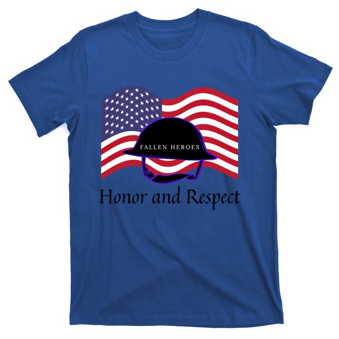 Memorial Day Honor And Respect Our Fallen Heroes Great Gift T-Shirt