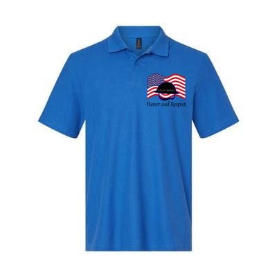 Memorial Day Honor And Respect Our Fallen Heroes Great Gift Softstyle Adult Sport Polo