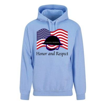 Memorial Day Honor And Respect Our Fallen Heroes Great Gift Unisex Surf Hoodie