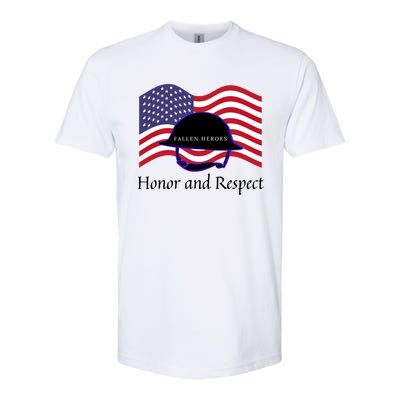 Memorial Day Honor And Respect Our Fallen Heroes Great Gift Softstyle CVC T-Shirt