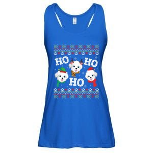 Morkie Dog Ho Ho Ho Merry Christmas Day Dad Mom Ugly Sweat Cool Gift Ladies Essential Flowy Tank