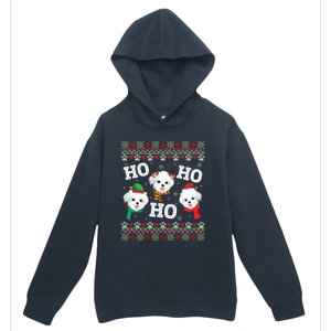 Morkie Dog Ho Ho Ho Merry Christmas Day Dad Mom Ugly Sweat Cool Gift Urban Pullover Hoodie