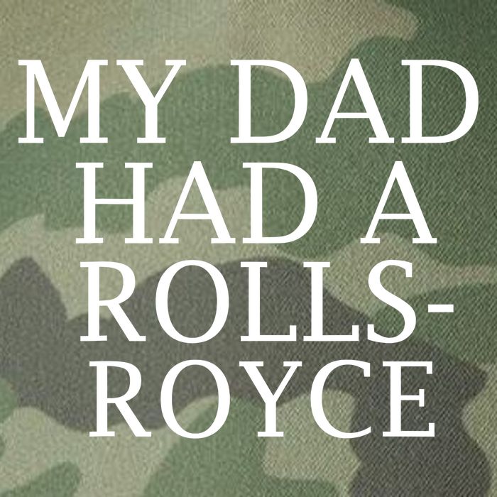 My Dad Had A Rolls Royce Funny Legacy Tie Dye Trucker Hat