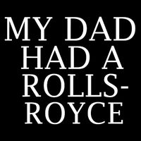 My Dad Had A Rolls Royce Funny Mesh Reversible Basketball Jersey Tank