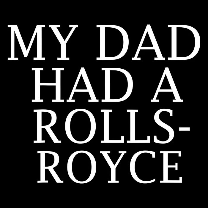 My Dad Had A Rolls Royce Funny Mesh Reversible Basketball Jersey Tank