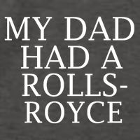 My Dad Had A Rolls Royce Funny Vector Backpack