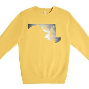 Maryland Duck Hunting Gift Premium Crewneck Sweatshirt