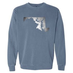 Maryland Duck Hunting Gift Garment-Dyed Sweatshirt