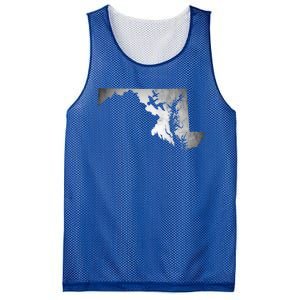 Maryland Duck Hunting Gift Mesh Reversible Basketball Jersey Tank