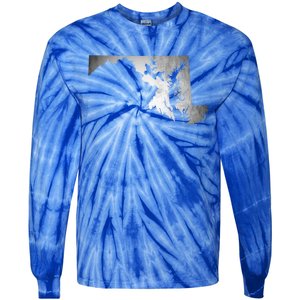 Maryland Duck Hunting Gift Tie-Dye Long Sleeve Shirt