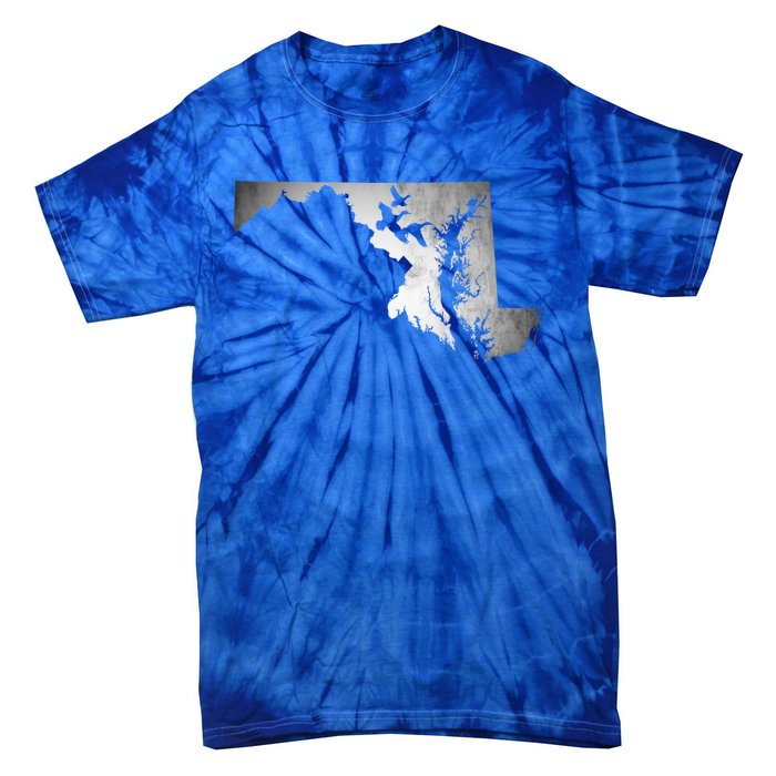 Maryland Duck Hunting Gift Tie-Dye T-Shirt