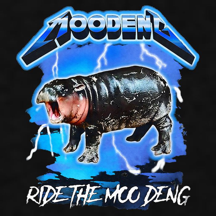 Moo Deng Hippo Ride The Moo Deng Ladies PosiCharge Tri-Blend Wicking Tank