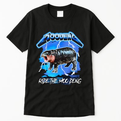 Moo Deng Hippo Ride The Moo Deng Tall T-Shirt