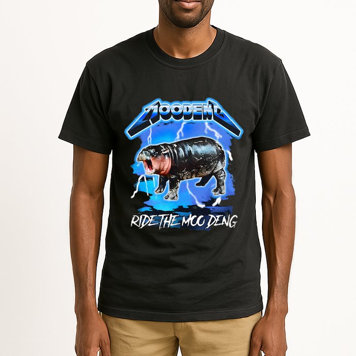 Moo Deng Hippo Ride The Moo Deng Tall T-Shirt