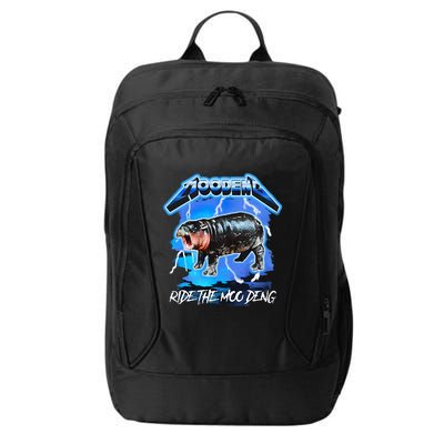 Moo Deng Hippo Ride The Moo Deng City Backpack