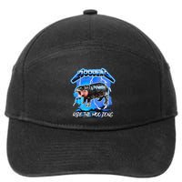 Moo Deng Hippo Ride The Moo Deng 7-Panel Snapback Hat