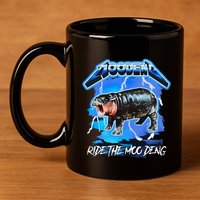 Moo Deng Hippo Ride The Moo Deng 11oz C Handle Ceramic Mug