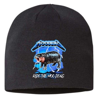 Moo Deng Hippo Ride The Moo Deng Sustainable Beanie