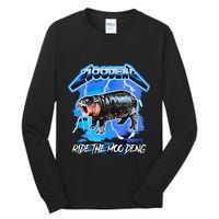 Moo Deng Hippo Ride The Moo Deng Tall Long Sleeve T-Shirt