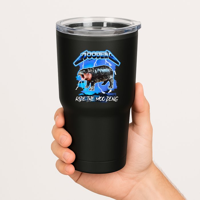 Moo Deng Hippo Ride The Moo Deng Tumbler