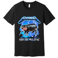 Moo Deng Hippo Ride The Moo Deng Premium T-Shirt