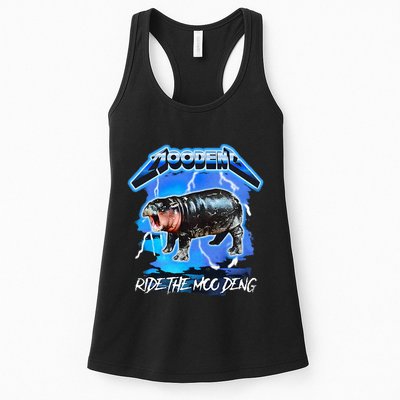 Moo Deng Hippo Ride The Moo Deng Womens Tank Top