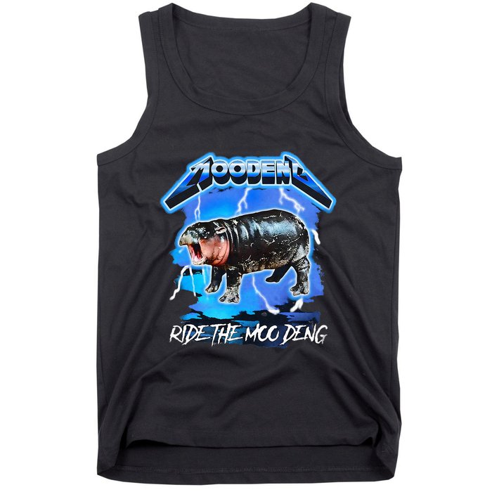 Moo Deng Hippo Ride The Moo Deng Tank Top