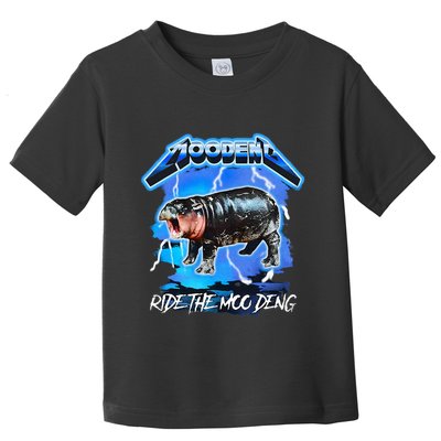 Moo Deng Hippo Ride The Moo Deng Toddler T-Shirt