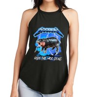 Moo Deng Hippo Ride The Moo Deng Women's Perfect Tri Rocker Tank