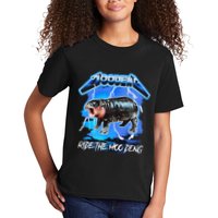 Moo Deng Hippo Ride The Moo Deng Kids T-Shirt